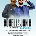 R&B ICONS: Donell Jones & Jon B LIVE @ O2 FORUM. 11th FEB 2019: Mixed by DJ Kopeman