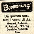 Boomerang - DJ Mozart & Rubens 21-5-1982 Bambule Party