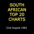 SOUTH AFRICAN TOP 20 CHARTS [21st AUGUST 1981] feat Kim Wilde, Vangelis, Michael Jackson, Eddy Grant