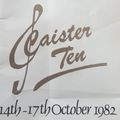 THE 10th GOLDERN CAISTER SOUL WEEKEND DAYTIME FRIDAY 15th OCTOBER 1982 PAUL CLARK SEAN FRENCH PETE T