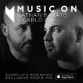 MUSIC ON Podcast - Nathan Barato B2B Carlo Lio Live From Stereo Montreal