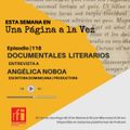 UPALV118 - 020723 Angélica Noboa - Documental Literario