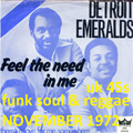 NOVEMBER 1972 funk soul & reggae on UK 45s
