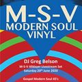 M-S-V Livestream Alldayer - Greg Belson's Gospel Modern Soul 45's - 20th June 2020