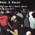 Rene & Bacus - Chicago 80'S House Music Classics PT 1 (MIXED 19TH JAN 2021)