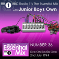 The Essential Mix Number 36 Junior Boys Own (1994-07-02)