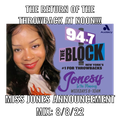 MISTER CEE THE RETURN OF THE THROWBACK AT NOON MISS JONES ANNOUNCEMENT 94.7 THE BLOCK NYC 8/8/22