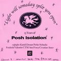 13 Years of Posh Isolation w/ Frederik Valentin - 20th November 2022