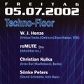 W. J. Henze @ Phonodrome, Hamburg - 05.07.2002