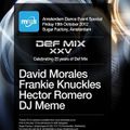 David Morales @ Sugar Factory, Amsterdam NL, 19.10.2012 - (25th Anniversary of Def Mix) 