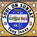 Soul On Sunday Show - 18/07/21, Tony Jones on MônFM Radio * S U M M E R * S I Z Z L E R S *