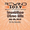 Rewind 1039 Lunchtime Disco mix 07/04/18