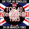 UK TOP 40: 20-26 MARCH 1983