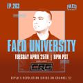 FAED University Episode 263 featuring CRG