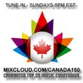 #Canada150 Music "Top 20 Countdown" May 30th - 2017