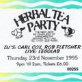 Carl Cox at Herbal Tea Party in Manchester 23rd November 1995 Part 1 of 3 hour set