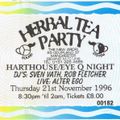 Sven Vath at Herbal Tea Party, The New Ardri, Manchester on 21 November 96 warming up for Alter Ego