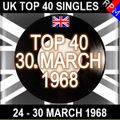 UK TOP 40 : 24 - 30 MARCH 1968