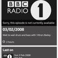 DJ Bailey, Radio 1, 3rd February 2008