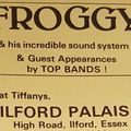 FROGGY LIVE AT ILFORD PALAIS SUNDAY 27th SEPTEMBER 1981