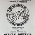 CAISTER SOUL WEEKEND No6 SUNDAY 2nd NOVEMBER 1980,Mick Clark,MIRAGE LIVE P.A,Greg Edwards,Froggy &Co