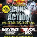 Icons In Action Baby Face Meets Trevor Sax@BarABar Stoke Newington London 22.8.2014