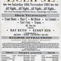 Lee Coombes & Stuart Banks @ Eclipse 16th November 1991 [Cambridge] New Tape Rip