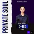 CDM Presents Private Soul Episode #003 - Guest Mix By D-TEK