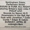 Saxon Studio Sound@Nottingham Palais UK 22.4.1984 (Part 1)