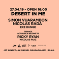 Nicolas Rada 'Live' at DesertInMe 27.04.2019