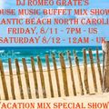 DJ Romeo Grate’s House Music Buffet Mix Show! 8-11 in the U.S. 8-12 in the U.K!!!