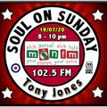 Soul On Sunday Show - 19/07/20, Tony Jones on MônFM Radio * T A N T A L I Z I N G * S O U L *