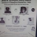 Black Scorpio Tour New York  G Trees- Sassafras- S Simon - S Shine - Papa Screw 1985 #06 (DBcd) 2017