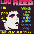 NOVEMBER 1972 pop folk & country UK 45s