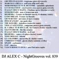 DJ ALEX C - Nightgrooves 839 italo disco italian remixed vol.3
