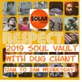 Solar Soul Vault 8/1/20 Respect Show 2019 midnight to 2am Wednesday with Dug Chant