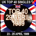 UK TOP 40 : 23 - 29 APRIL 1989