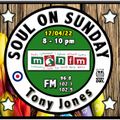 Soul On Sunday Show- 17/04/22, Tony Jones on MônFM Radio * E A S T E R * S O U L * S P E C I A L *