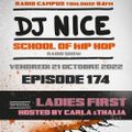 School of Hip Hop Radio Show special LADIES FIRST Hosted by Carla & Thalia - Dj Nice - 21/10/2022