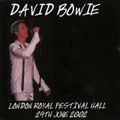 Bowie Heathen Live London, Royal Festival Hall, 29th June 2002