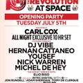 Carl Cox - Live @ Our Revolution Opening Party Space Ibiza (Spain) 2011.07.05.