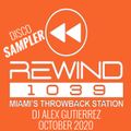 REWIND 1039 October 2020 Disco Sampler DJ Alex Gutierrez