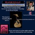'My World of Country Music' Thursday 2nd May on Nashville Worldwide Country Radio