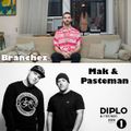 Diplo & Friends on BBC Radio 1 Ft Branchez plus Mak and Pasteman 12/22/13