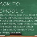 BACK TO SCHOOL 5