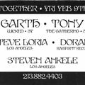 Tony from The Gathering SF Recorded Live at Together Los Angeles on February 9th 1996