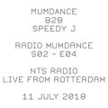 Mumdance b2b Speedy J - Live from Rotterdam - NTS Radio - 11 July 2018