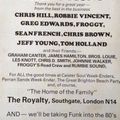 Froggy,Sean French,Chris Brown & Robbie Vincent Live at the Royalty Monday 31st December 1979 Part 2