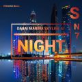 DUBAI MARINA SKYLINE AT NIGHT