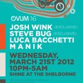 Steve Bug - Live @ WMC Ovum Party, Shelborne Beach Resort, Miami, E.U.A. (21.03.2012)